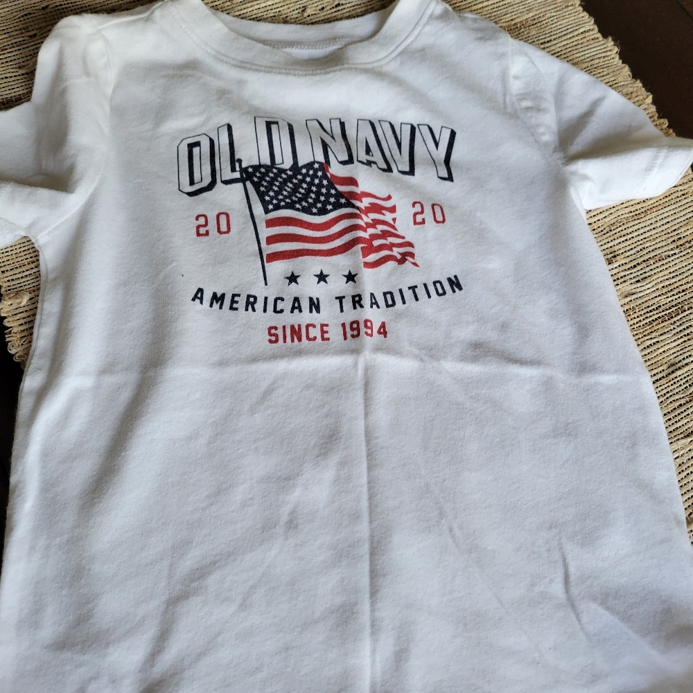 Tshirt 3t white 4th july